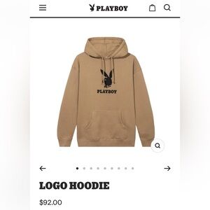 PLAYBOY Light Tan Hoodie
